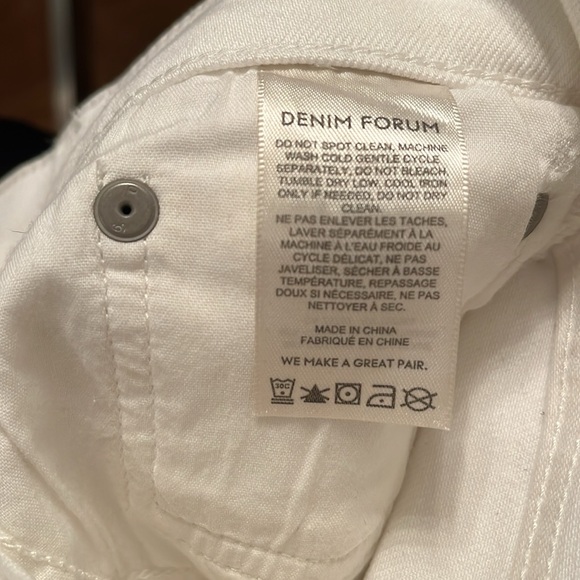 Denim Forum White Denim Pants size 29 - Picture 8 of 9
